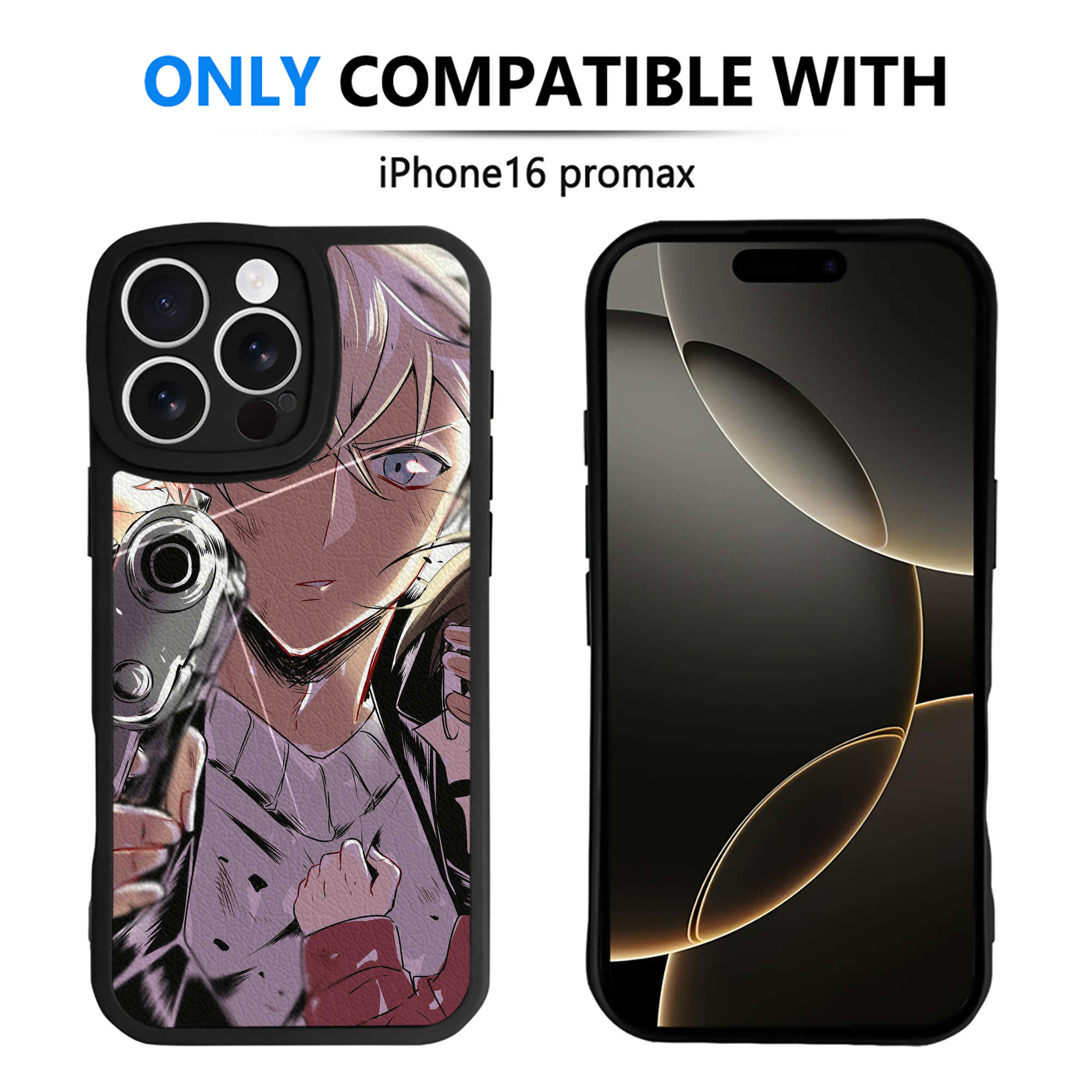 （画像用） 名探偵コナン Detective Conan 【iPhone 16シリーズ対応】シリコンスマホケース（レザー調） 材質：シリコン